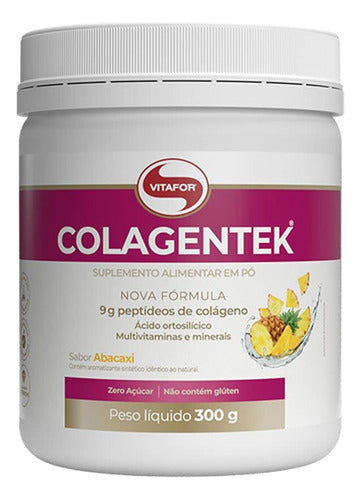 Colagentek Pote Com 300g - Abacaxi Vitafor