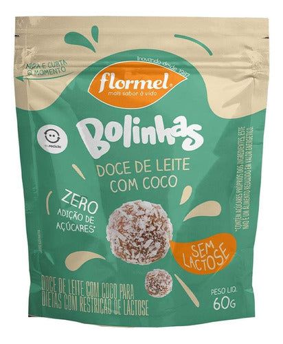Bolinhas de Doce De Leite S/Açúcar Pouch 60g Flormel