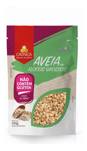 Aveia Flocos Grossos Sem Glúten 200g Grings