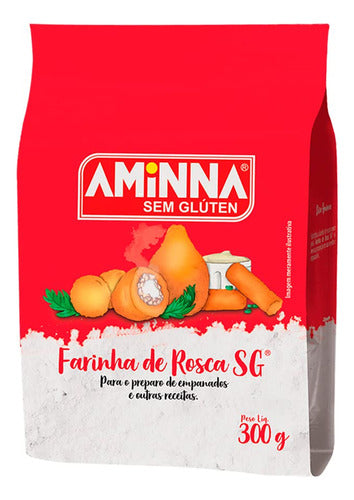 Farinha De Rosca Sem Glúten Sem Lactose 300g Aminna