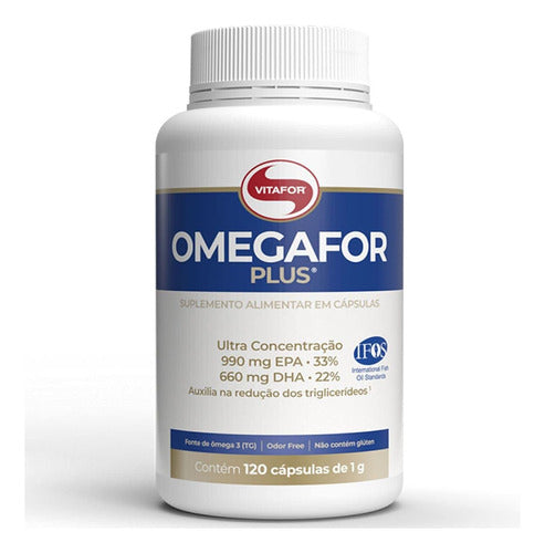 Omegafor Plus 1000mg - 120 Caps - Vitafor
