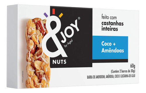 Barra Enjoy Mixed Nuts Coco E Amêndoas 2 unidades 30g Agtal