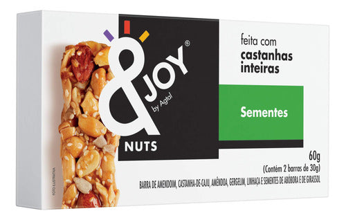 Barra Enjoy Mixed Nuts Sementes 2 unidades 30g Agtal