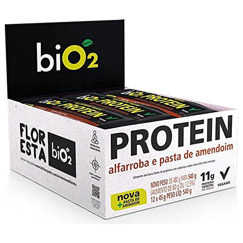 Protein Bar Alfarroba Bio2 12 Unidades De 45g