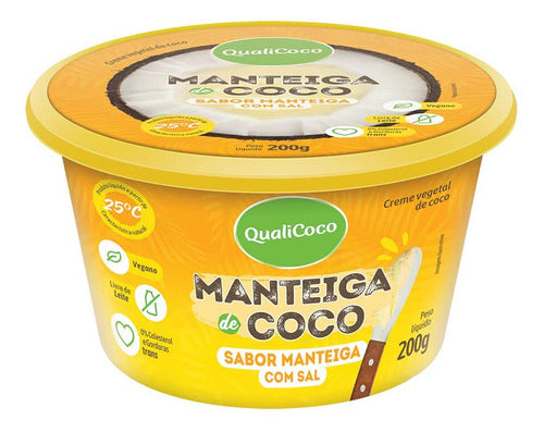 Manteiga De Coco C/sal 200g Qualicoco