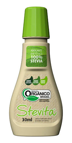 Adoçante Dietético c/ Stevia Orgânico 30ml Stevita