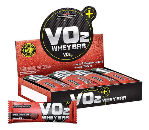Vo2 Protein Bar Chocolate - 12un - Integralmedica