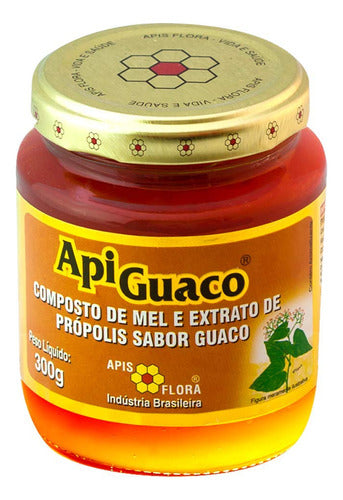 Apiguaco Mel Com Própolis E Guaco 300g Apis Flora