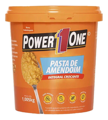 Pasta De Amendoim Crocante 1,005kg - Power One