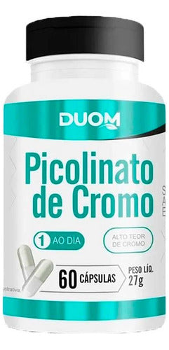 Picolinato de Cromo 240mcg 60 Cápsulas Duom
