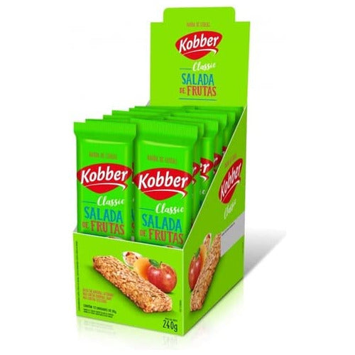 Barra Cereal Salada De Frutas 12 unidades 20g Kobber