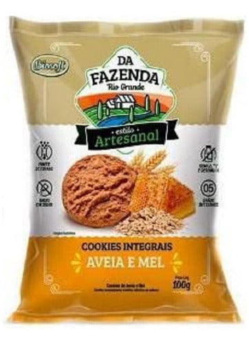 Cookies Aveia E Mel 100g - Biosoft