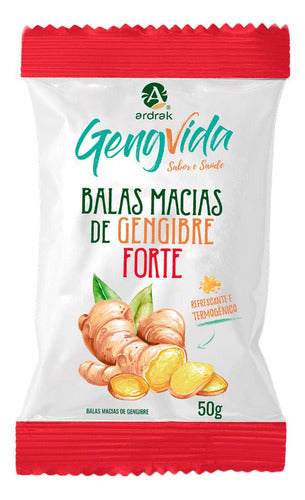 Balas De Gengibre Forte 50g Ardrak