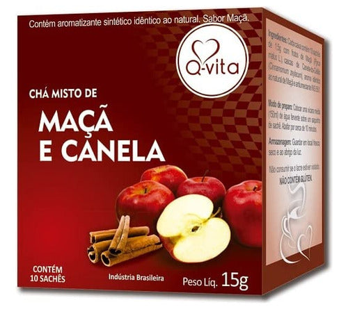 Cha Maca E Canela 15g 10 Saches Q-vita