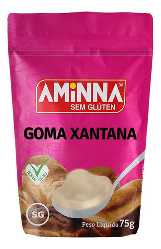 Goma Xantana Sem Glúten Sem Lactose Aminna 75G