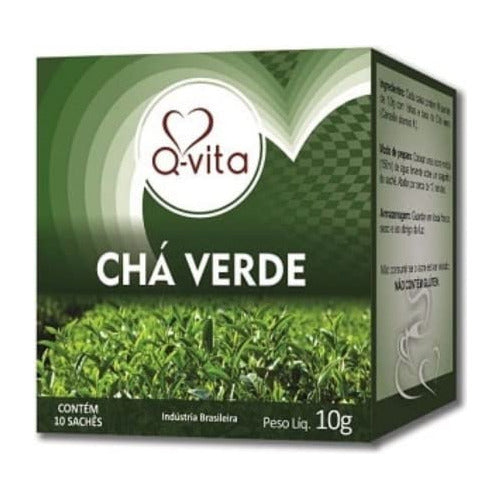 Cha Verde 10g 10 Saches Q-vita