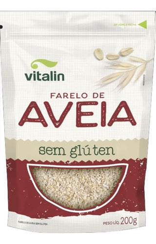 Aveia Farelo Sem Glúten 200g Vitalin