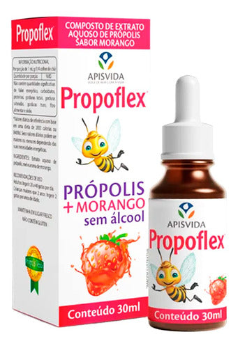 Propoflex Extrato Aquso Kids Morango 30 Ml - Apis Vida