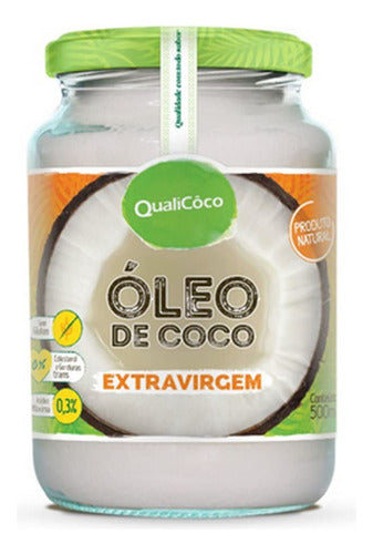 Oleo Coco Extravirgem 500ml - Qualicoco