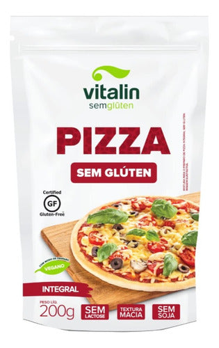 Mistura Para Pizza Integral Sem Glúten 200G Vitalin