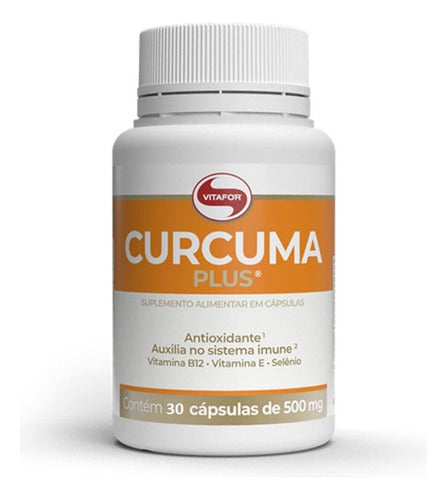 Curcuma Plus - 30 Cápsulas Vitafor