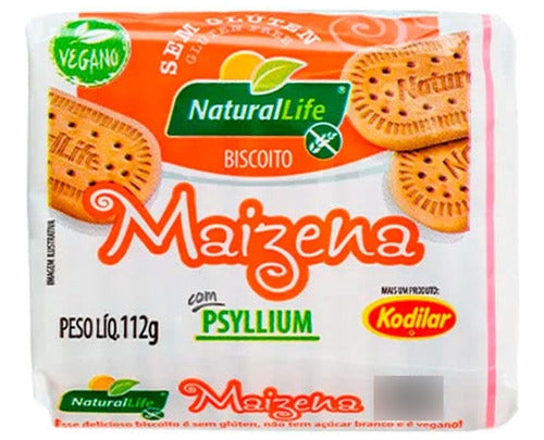 Biscoito Maizena Vegano Com Psyllium 112g Natural Life