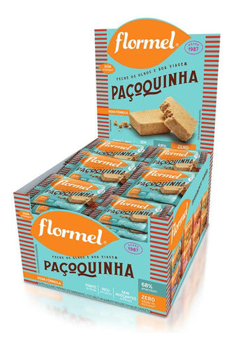 Paçoca Zero - Display com 24 Unidades de 20g - Flormel