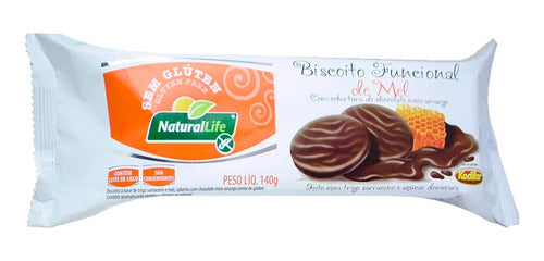 Biscoito Mel Com Chocolate 140g Natural Life