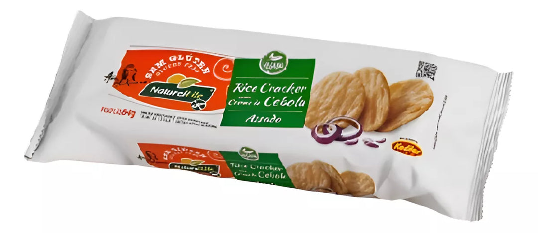 Rice Cracker Sabor Creme de Cebola Sem Glúten e Vegano 84g | Natural Life