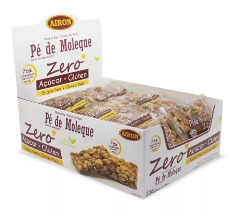 PE-DE-MOLEQUE Zero Açúcar/ Glúten 24X14G