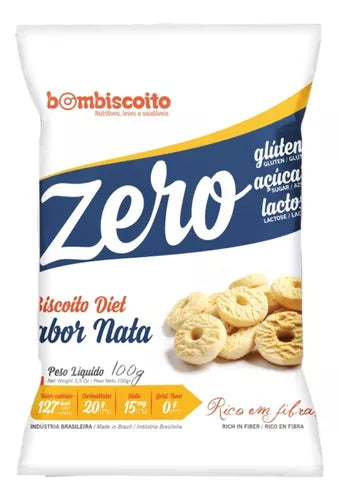 Biscoito Diet Nata S/Glúten 100g Bombiscoito