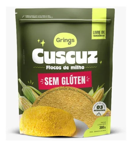 CUSCUZ FLOCOS DE MILHO S/GLUTEN 300G