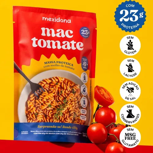 Massa Proteica Sem Glúten 100g Tomate - Mexidona