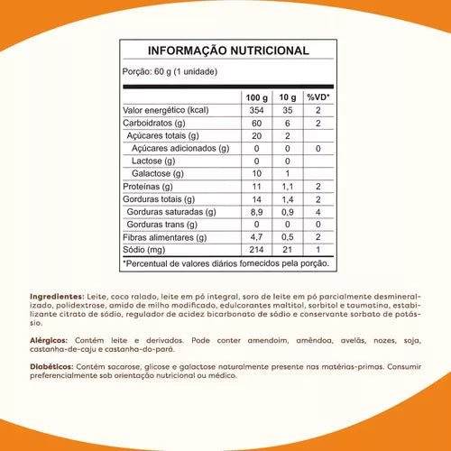 Bolinhas de Doce De Leite S/Açúcar Pouch 60g Flormel