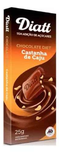 CHOC.DIET S/ACUC/GLUTEN 12X25G CAST.DE CAJU