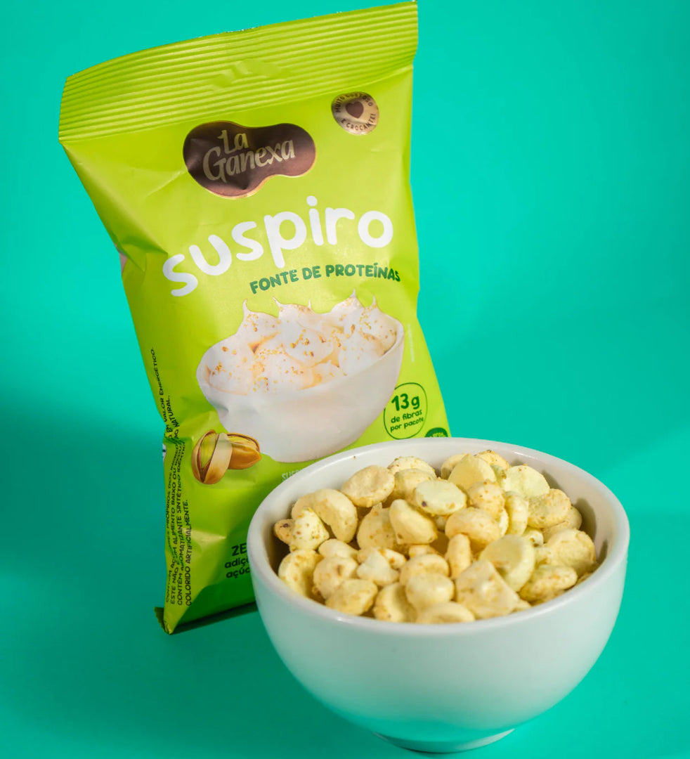 Suspiro Zero Açúcar/Glúten/Lactose 30g Pistache | La Ganexa