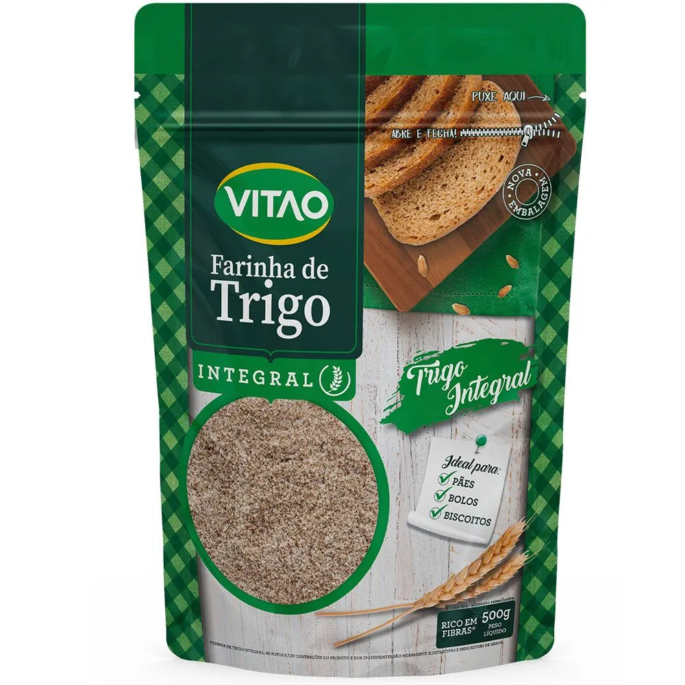 Farinha de Trigo Integral 500g Vitao