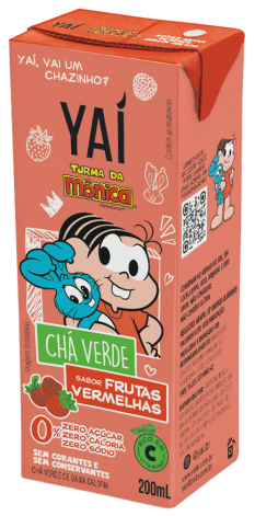 Chá Verde Com Frutas Vermelhas Kids 200ml Yaí