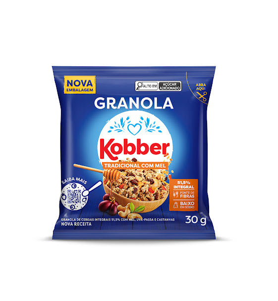 Granola Zero Açúcar Tradicional 30g | Kobber