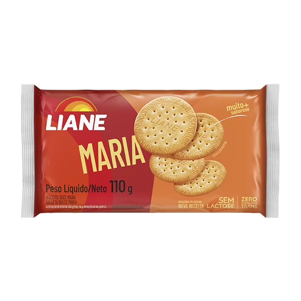 Biscoito sem Lactose Maria 110g | Liane