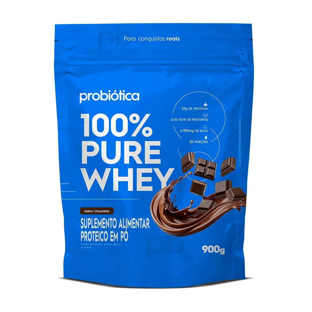 100% Pure Whey Refil 900g - Chocolate - Probiotica