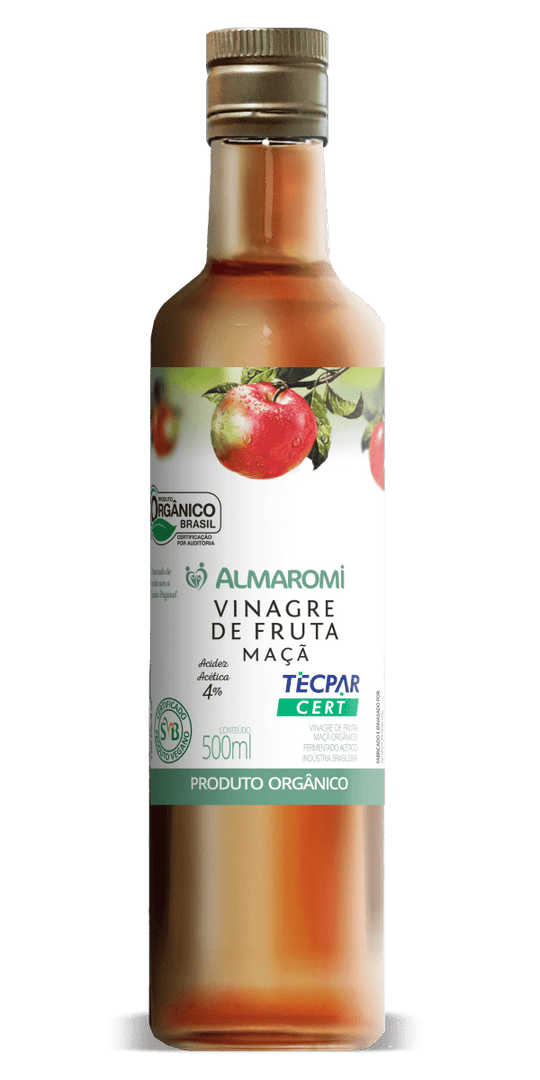 Vinagre De Maçã Organico 500ML Almaroni