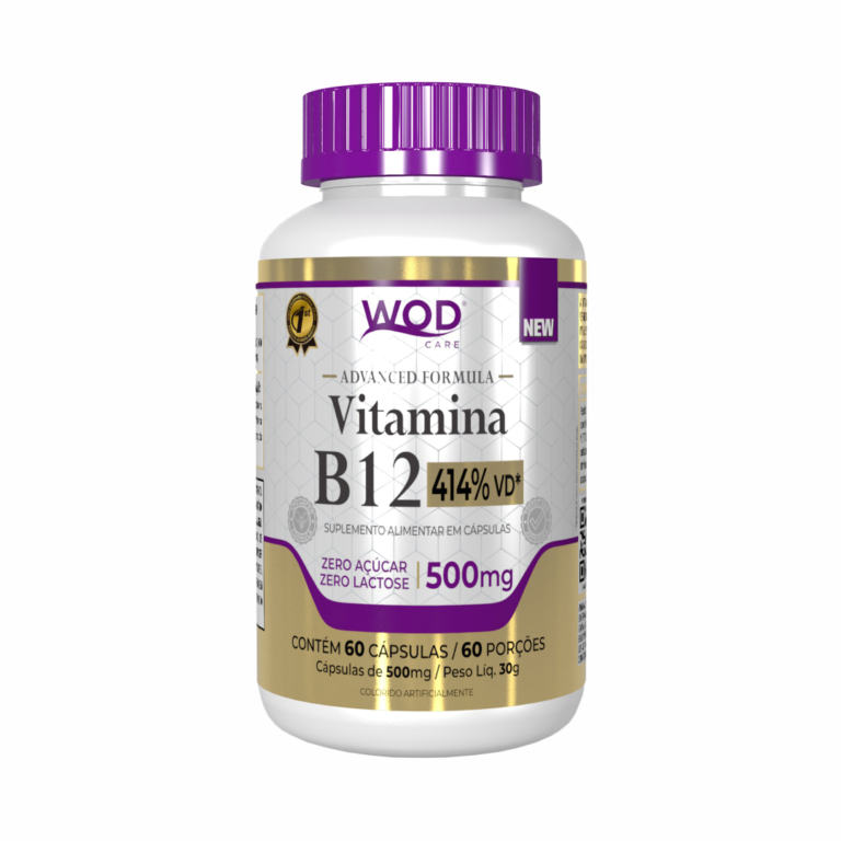 Vitamina B12 500mg 60 Cápsulas Wod Nutrition