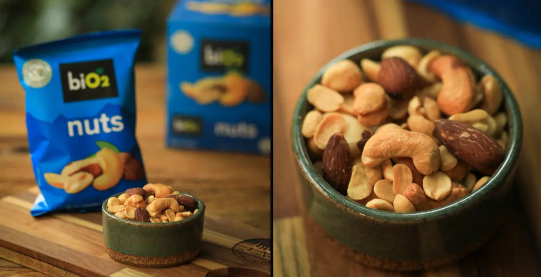 BIO2 SNACK NUTS ORG.6X50G CASTANHAS
