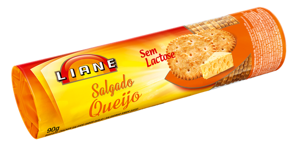 Biscoito Cracker Salgado Queijo 90g Liane