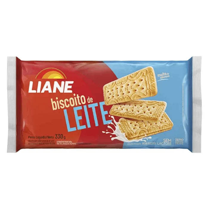 Biscoito Sem Lactose 330g Sabor Leite | Liane
