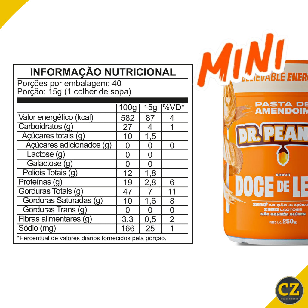 Pasta De Amendoim.250G Doce De Leite - Dr. Peanut