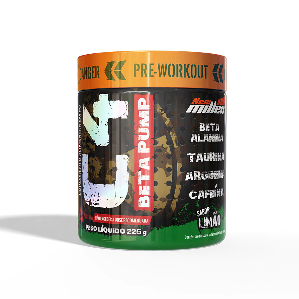 C4 Beta Pump Extreme Pre-workout Limão 225g New Millen