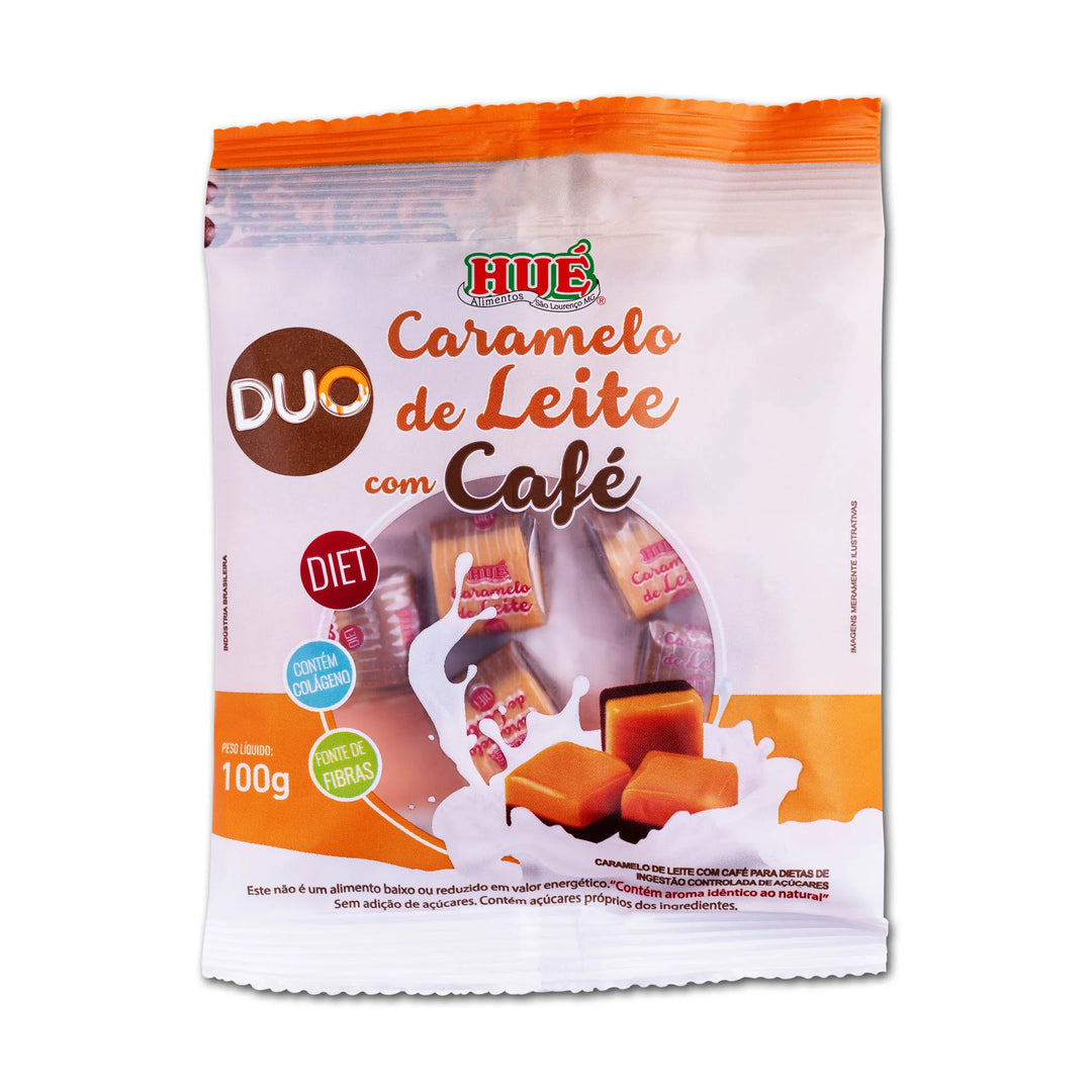 Caramelo De Leite C/Café Diet 100g Hué