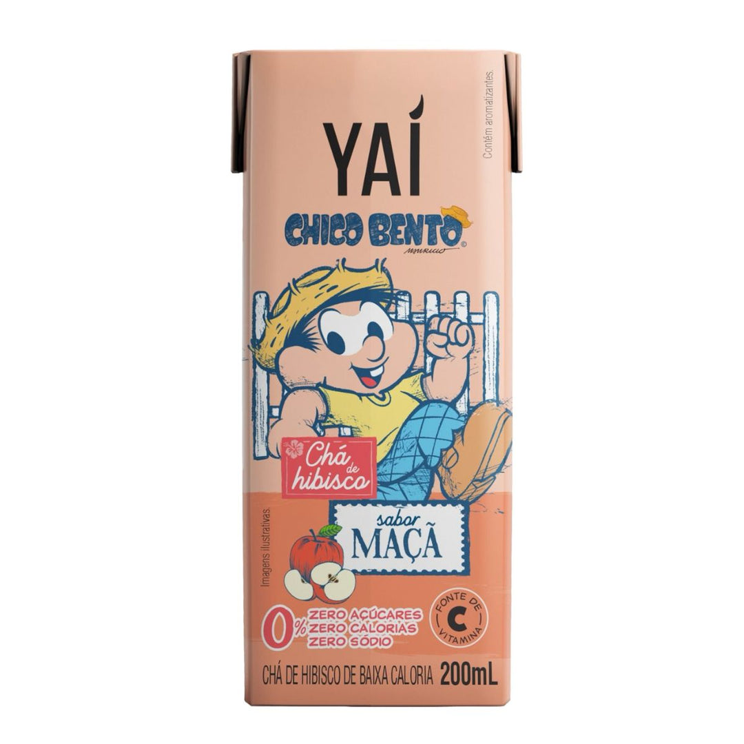 Chá de Hibisco Zero Açúcar Chico Bento 200ml - Maçã